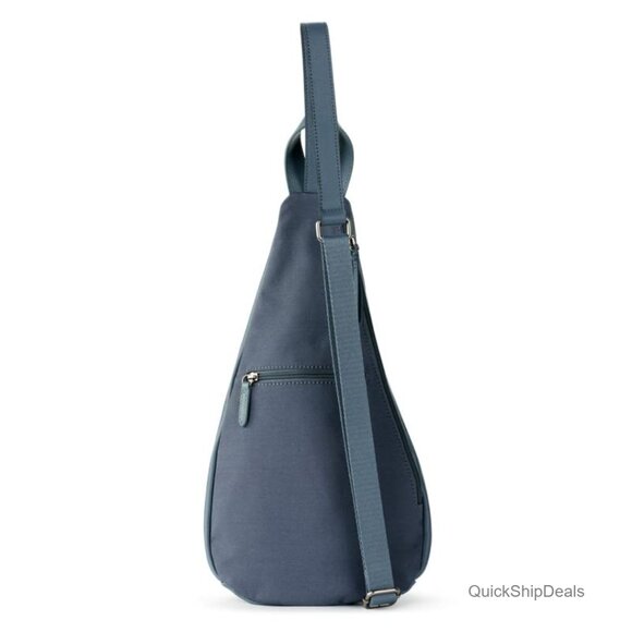 Leather Convertible Sling Backpack, Daypack with Multiple Pockets main image 4